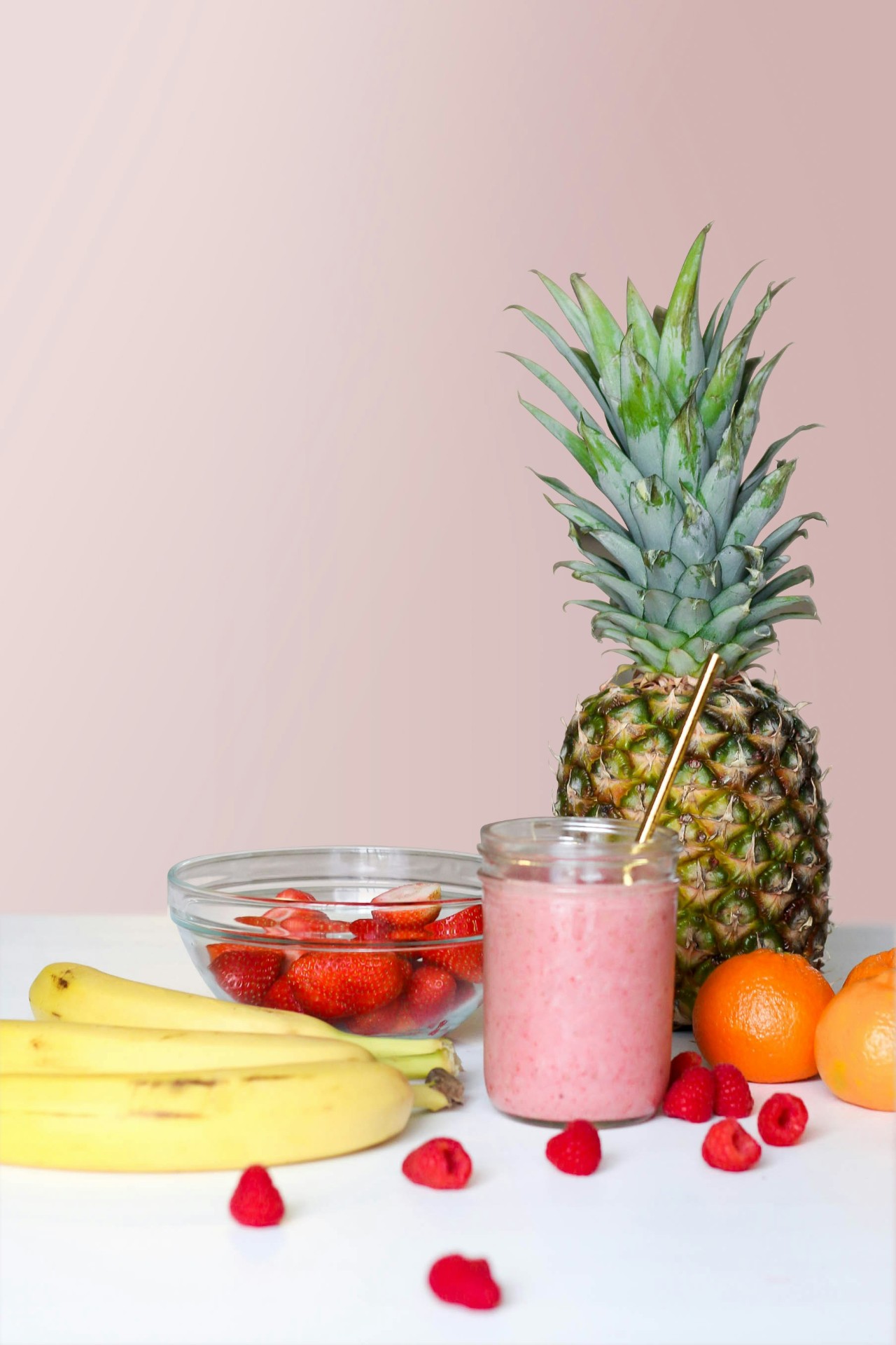 Smoothie with fruits